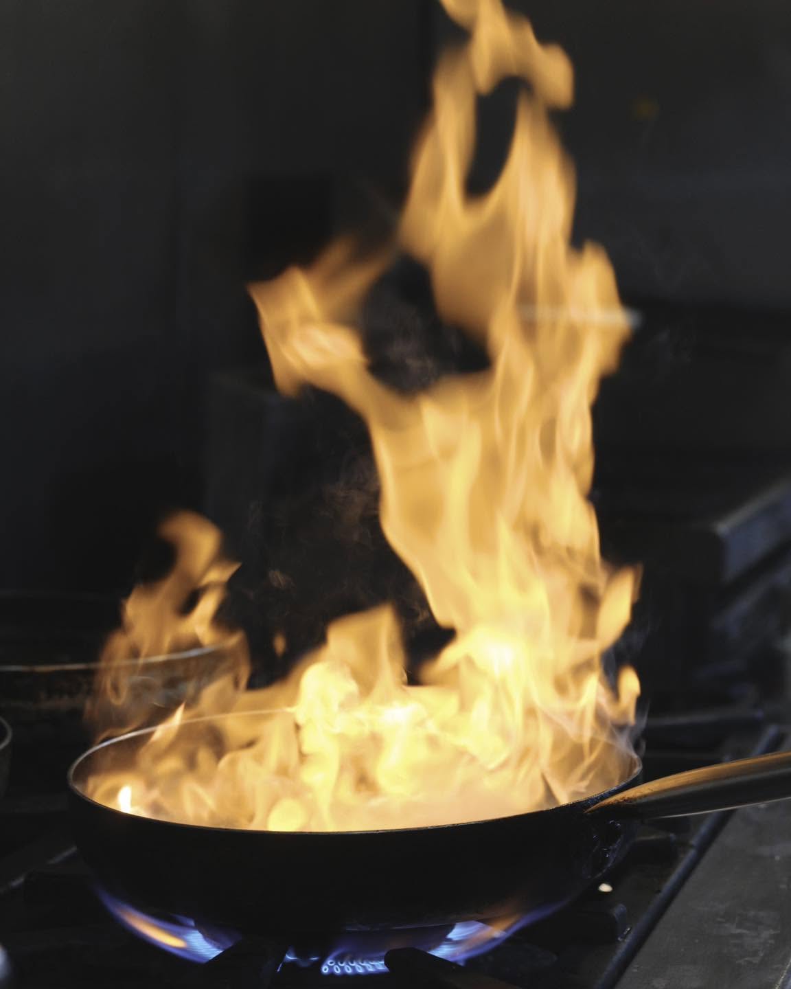 On fire
